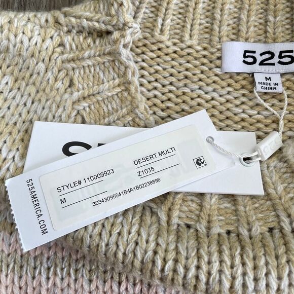 NWT 525 America Ombre Tie Knit Sweater Tank Desert Multi - Size: Medium - Picture 6 of 10